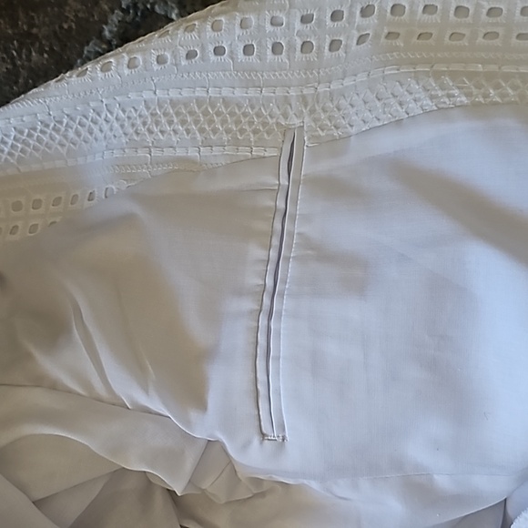 INC International Concepts Mens Slim Fit Eyelit Suit Jacket White Medium - Picture 9 of 10